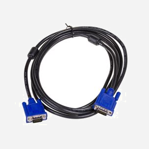 Akyga AK-AV-07 Câble VGA 3m D-Sub Mâle/Mâle Noir/Bleu Résolutions SVGA/XGA/SXGA/WXGA/WUXGA/QXGA/WQXGA Contacts Nickel Diamètre 5.5mm - Miniature 1