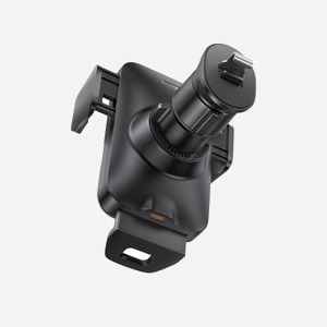 Baseus CGZX000001 Support Actif Voiture pour Mobile/Smartphone 4.7"-7.5" Fixation Ventilation Noir ABS/Silicone avec Chargeur Wireless USB - Miniature 3