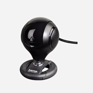 Webcam Hama 00053950 1.3MP - Résolution 1280x1024, USB 2.0, Microphone intégré, LEDs, Compatible Skype/MSN, Support écran TFT/PC portable - Miniature 2