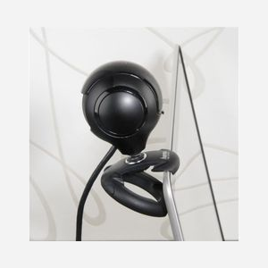 Webcam Hama 00053950 1.3MP - Résolution 1280x1024, USB 2.0, Microphone intégré, LEDs, Compatible Skype/MSN, Support écran TFT/PC portable - Miniature 3