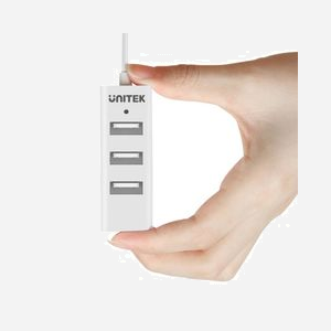 UNITEK Y-2146 Hub USB 2.0 Blanc 4 Ports, Taux de Transfert 480 Mbit/s, Interface Hôte USB 2.0, Plug and Play, Conditionnement Boîte - Miniature 3