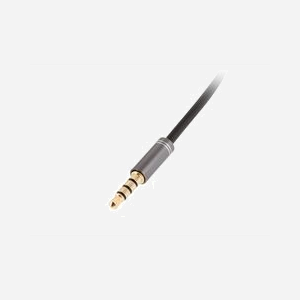 GENESIS A20 Câble Audio 3.5mm Mâle/Femelle 0.2m Contacts Or Noir/Argent Plug & Play Certification CE - Miniature 3