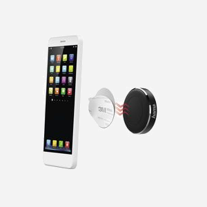 Hama 00183283 : Support Passif Magnétique Aluminium Noir pour Mobile/Smartphone - Usage Voiture - Fixation Ventouse - Manuel Inclus - Miniature 5