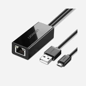 Ugreen 30985 : Adaptateur Réseau Ethernet USB, Port RJ-45 10/100BaseT(X) pour PC, Interface USB, Inclut CD de Ressources et Manuel - Miniature 1