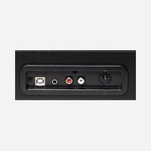 Platine vinyle portable Denver VPL-120 Black avec numérisation USB et logiciel inclus pour PC. - Miniature 4