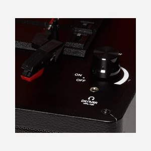 Platine vinyle portable Denver VPL-120 Black avec numérisation USB et logiciel inclus pour PC. - Miniature 5