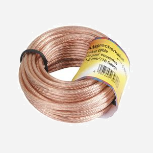 Câble audio Hama 00205142, 10 m, transparent, connecteurs standards, conditionnement unitaire - Miniature 1