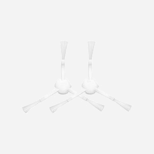 Dreame RSB0 Kit de 2 brosses latérales blanches pour aspirateur robot compatible F9/D9/L10 Pro, accessoire d'origine