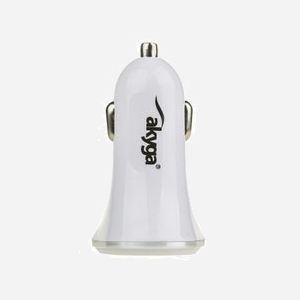 Akyga Chargeur Auto AK-CH-07 USB 5V/3.0A 15W Quick Charge 3.0 Blanc 12-24V compatible Téléphone & Tablette, Puissance max 18W, Sortie 5-12V, Dimensions 33x60x33mm - Miniature 2