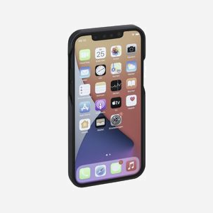 Hama 00196948 Housse Noire en Simili-Cuir pour iPhone 13 mini, Protection Chocs/Rayures, Compatible Recharge Sans Fil - Miniature 4