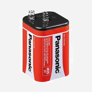 Batterie Varta 4R25 6V 9Ah Zinc-Carbone Usage Unique, Dimensions 67x67x108mm, Capacité 9000mAh, Facteur de Forme Prismatique, Poids 566g