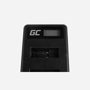 Green Cell ADCB20 Chargeur USB pour Batteries GoPro AHDBT-501 - Double Slot, LCD, 5V, 0.6A, Protection Surchauffe/Surcharge/Court-Circuit - Miniature 2