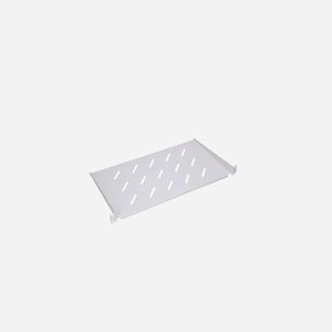 Extralink Étagère 1U 350mm Gris 19" pour Armoire Réseau, Acier Laminé à Froid 1.2mm, Largeur Utile 445mm, Conforme Rack 48.3cm (19 pouces)
