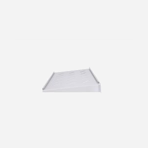 Extralink Étagère 1U 350mm Gris 19" pour Armoire Réseau, Acier Laminé à Froid 1.2mm, Largeur Utile 445mm, Conforme Rack 48.3cm (19 pouces) - Miniature 2