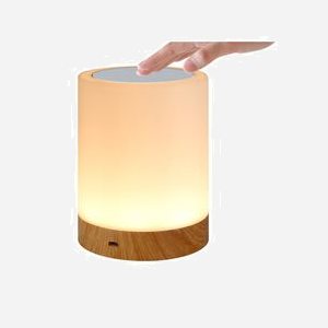 Lampe de table LED Techly I-LED TOUCH Blanc 1.6W, ABS, 16 LED, 2900-3200K, Tactile, Batterie 1200mAh, 5V, Micro-USB, 95x95x120mm - Miniature 4