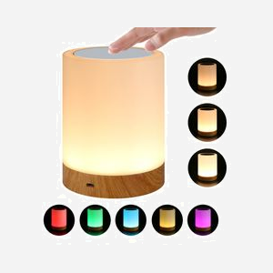 Lampe de table LED Techly I-LED TOUCH Blanc 1.6W, ABS, 16 LED, 2900-3200K, Tactile, Batterie 1200mAh, 5V, Micro-USB, 95x95x120mm - Miniature 5