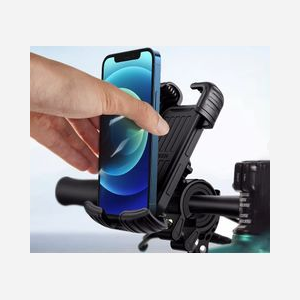 Ugreen Support Passif Vélo pour Mobile/Smartphone (4.6"-6.8") - Rotation 360°, Ventouse, ABS/Aluminium/Silicone - Largeur 11.7-17.3cm - Noir - Miniature 3