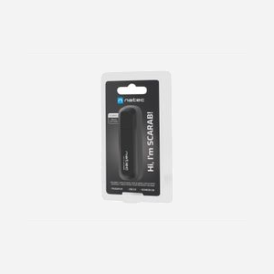 Lecteur de Carte Mémoire NATEC Scarab 2 USB 3.2 Gen 1 Type-A Noir, compatible SD/SDHC/SDXC et MicroSD, taux de transfert 5000 Mbit/s, 19x68x10mm - Miniature 2