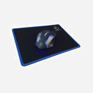 Rebeltec SHERMAN Kit Gaming USB QWERTY Anglais (Clavier 104 touches, Souris 2400 DPI, Casque) + Tapis de Souris, Rétroéclairage, Noir - Miniature 4