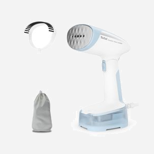 Tefal Access Steam Pocket DT3041E1 Défroisseur Vapeur Portatif 1300W Bleu/Blanc, Temps de Chauffe 0.25min, Câble 2.6m, Dimensions 105x127x220mm - Miniature 1