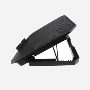 Support Laptop Techly ICOOL-CP11TY Noir pour Notebook jusqu'à 17" avec 2 Ventilateurs 14cm, Hub USB 2.0 (2 Ports), 8 Positions, 357x262x30mm - Miniature 3
