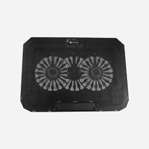 Support Laptop Techly ICOOL-CP11TY Noir pour Notebook jusqu'à 17" avec 2 Ventilateurs 14cm, Hub USB 2.0 (2 Ports), 8 Positions, 357x262x30mm - Miniature 5