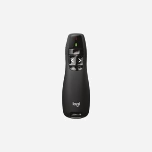 Logitech R400 Télécommande de Présentation Sans Fil 2.4 GHz RF, Portée 15m, Pointeur Laser Rouge, Mini Récepteur USB, Alimentation 2x AAA, Noir - Miniature 3