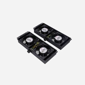 Extralink EX.8673 : Ventilateur 4x pour Armoire Rack 0U, Métal Noir, Hot-Swap, Câble EU 2m, Dimensions 50x350x320mm - Miniature 3