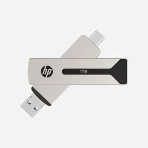 PNY 911 Pro - Clé USB 512Go USB Type-A/Type-C 3.2 Gen 2, Lecture 1000Mo/s, Écriture 900Mo/s, Format Pivotant, Argent, Réf HPFD911PRO-512 - Miniature 5