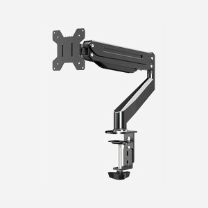Support Écran Bureau Esperanza ERW019 Noir 17"-27" (43.2-68.6cm) 6kg VESA 75x75/100x100mm Inclinaison -80°/+80° Rotation 360° Hauteur Réglable Vérin à Gaz