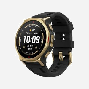 Amazfit T-Rex 3 Pro : Smartwatch AMOLED 1.32" 466x466, GPS, Wi-Fi, 16Go Flash, 64Mo RAM, Boîtier 44mm Or, Bracelet Silicone Noir, Autonomie 19 jours - Miniature 2