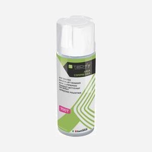 Techly ICA-CA-100T Nettoyeur Air Comprimé 400ml pour Écrans & Plastiques, Usage Électronique, Température Opérationnelle 0-50°C, Non Inflammable - Miniature 1