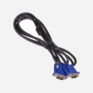 Akyga AK-AV-01 Câble VGA 1.8m Mâle/Mâle (D-Sub) Noir - Résolutions SVGA à WQXGA - Contacts Nickel, PVC - Diamètre 5.5mm - 101.3g - Miniature 2