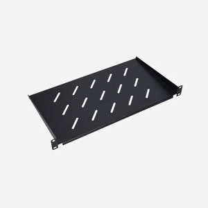 Extralink EX.8659 Étagère Rack 1U 250mm, Métal Noir 19", Montage Inclus, Ventilation Optimale pour Armoire Serveur - Miniature 1