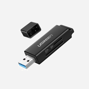 Ugreen 40752 Lecteur de Carte Mémoire USB Noir - Compatible SD, SDHC, SDXC, MicroSD, MicroSDHC, MicroSDXC - Interface USB - Plug and Play - Miniature 1