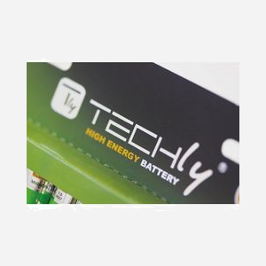 Techly IBT-KAL-LR03T : Lot de 4 Piles Alcalines AAA 1.5V Usage Unique, Dimensions 10.5mm x 44.5mm, Facteur de Forme Cylindrique, Poids 55g, Conditionnement Blister - Miniature 3