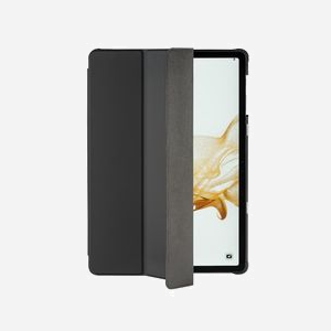 Hama 00222005 Étui Folio pour Samsung Galaxy Tab S9 FE 10.9" (27.7cm) Noir/Transparent, Polyuréthane, 2 Positions, Fermeture Volet, Fonction Marche/Veille