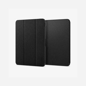 Spigen Urban Fit Folio Noir pour iPad Pro 11-inch (2024), 27,9 cm, Nylon, Résistance chutes/rayures, Position debout, Boucle stylo, ACS07020