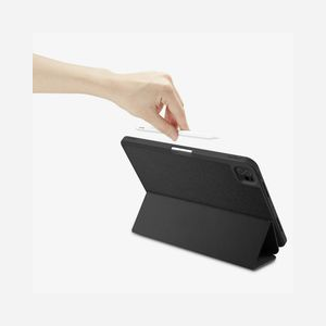 Spigen Urban Fit Folio Noir pour iPad Pro 11-inch (2024), 27,9 cm, Nylon, Résistance chutes/rayures, Position debout, Boucle stylo, ACS07020 - Miniature 4