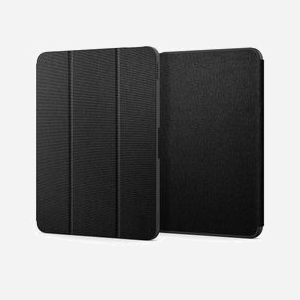 Spigen Urban Fit Folio Noir pour iPad Air 11-inch 2024, 27.9cm (11"), Nylon, Résistance Chutes/Rayures, Position Debout, Boucle Stylo - Miniature 2