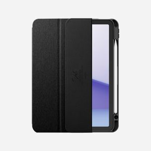 Spigen Urban Fit Folio Noir pour iPad Air 11-inch 2024, 27.9cm (11"), Nylon, Résistance Chutes/Rayures, Position Debout, Boucle Stylo - Miniature 3