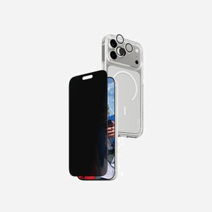 PanzerGlass Protection d'écran iPhone 17 Pro Max, Verre Trempé, Privacy Filter, Résistant Rayures/Chocs, Dimensions 159.3x73.8x0.74mm, Kit d'application inclus - Miniature 1