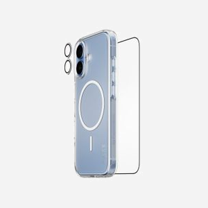 PanzerGlass Protection d'écran iPhone 17 Verre Trempé Transparent 0.71mm, Résistant Rayures/Chocs, PET/Silicone, Application à Sec, 145.8x67.6mm