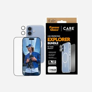 PanzerGlass Protection d'écran iPhone 17 Verre Trempé Transparent 0.71mm, Résistant Rayures/Chocs, PET/Silicone, Application à Sec, 145.8x67.6mm - Miniature 2