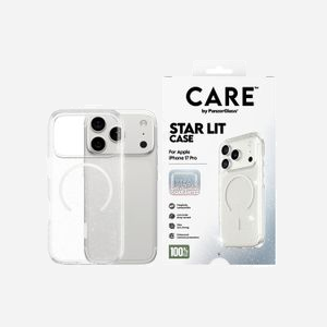 PanzerGlass CARE Flagship Case Urban Explorer Star Lit White MagSafe iPhone 17 Pro - Housse de protection transparente résistante aux chocs et rayures, 78x16x155mm - Miniature 2