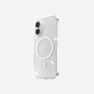 PanzerGlass CARE by Flagship Case Urban Explorer Star Lit White MagSafe - Housse iPhone 17 Transparent - Résistance Rayures/Chocs - 78x14x155mm - 39g