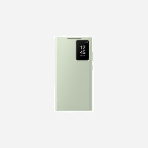 Samsung EF-ZS928CGEGWW Smart View Case Vert Clair pour Galaxy S24 Ultra 6.8" Silicone Résistant aux Rayures