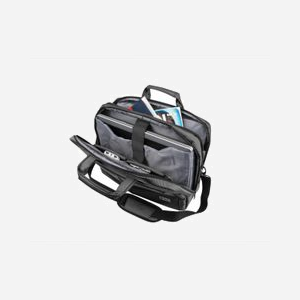 NATEC Gazelle NTO-0812 Malette 15.6" Gris Polyester, 3 Compartiments, Poche Frontale, Sangle Épaule, 430x320x90mm, Compartiment PC 395x275x45mm, 950g - Miniature 2