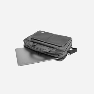 NATEC Gazelle NTO-0812 Malette 15.6" Gris Polyester, 3 Compartiments, Poche Frontale, Sangle Épaule, 430x320x90mm, Compartiment PC 395x275x45mm, 950g - Miniature 3