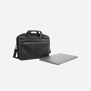 NATEC Gazelle NTO-0809 Malette 15.6" Nylon Noir - Compartiment 390x280x80mm, Résistance Poussière/Rayures, Sangle, 900g - Miniature 1